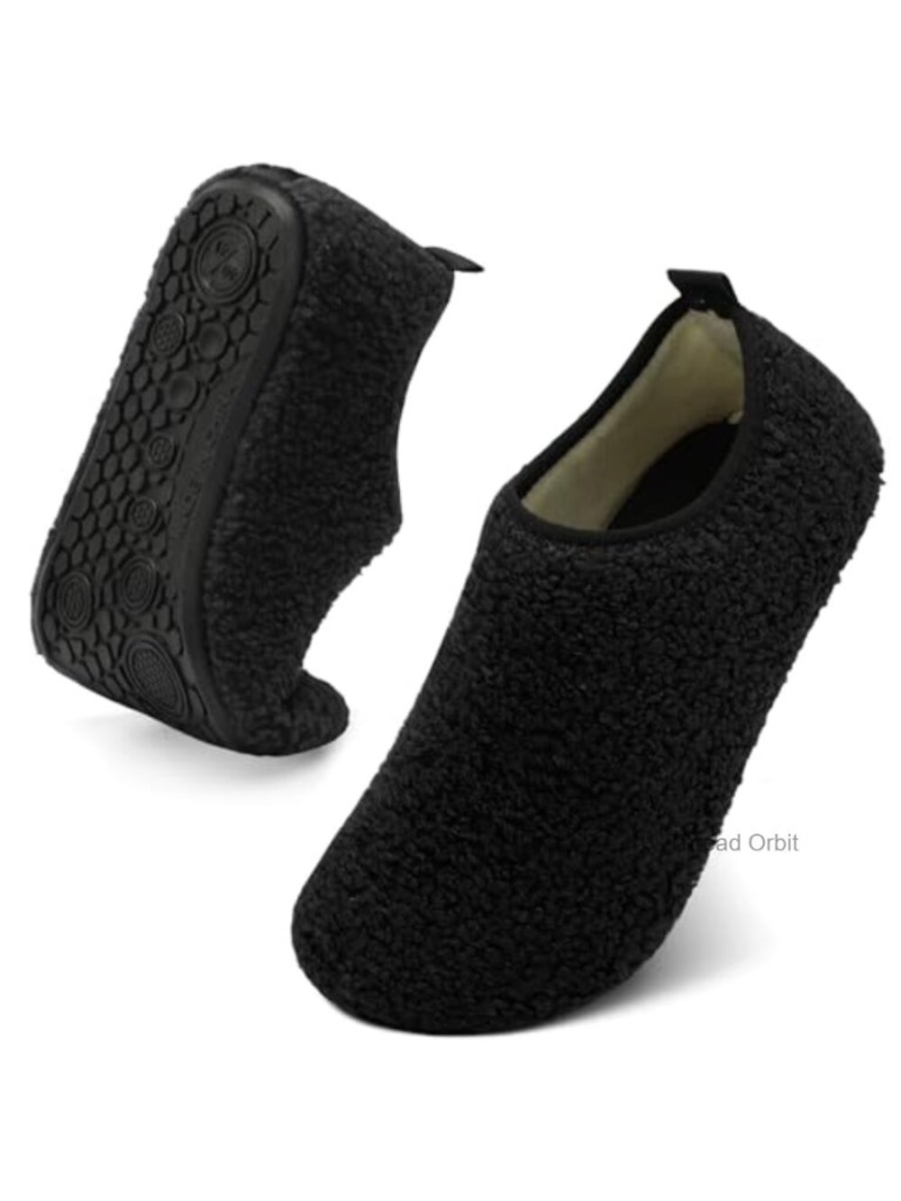Cozy House Slippers with Flexible Rubber Sole & Soft Velvet Lining